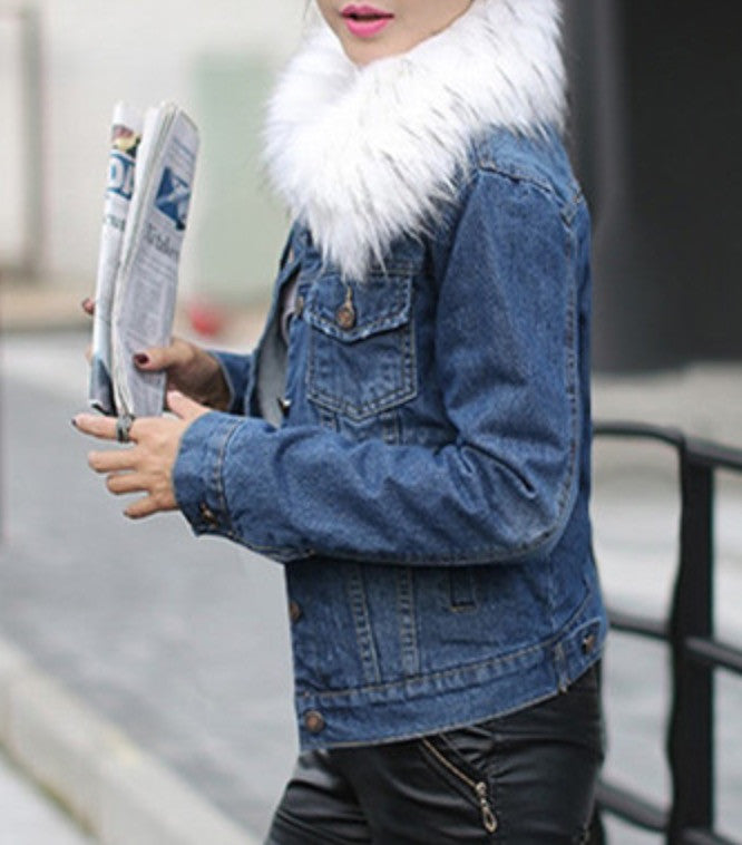 Giacca denim winterfurry