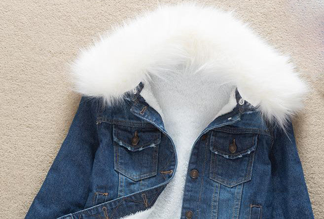 Giacca denim winterfurry