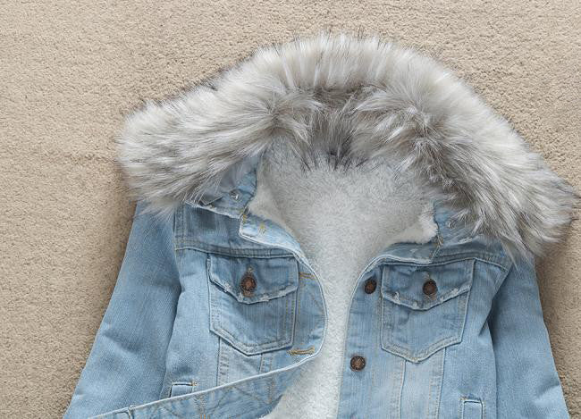 Giacca denim winterfurry