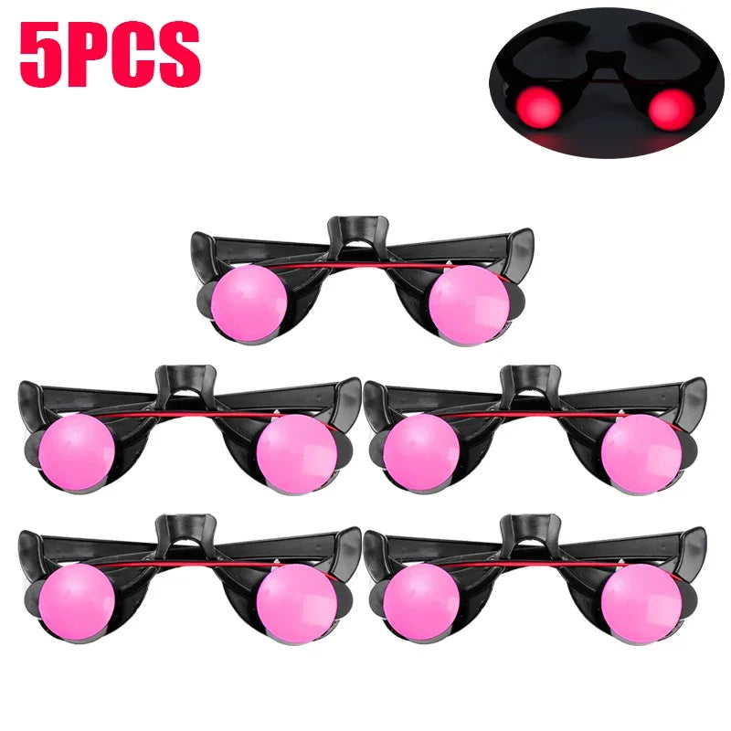 Occhiali LED luminosi Halloween
Occhi horror cosplay da festa