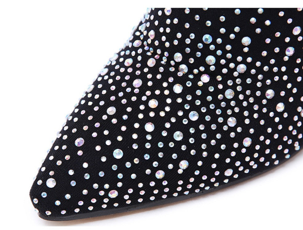 Strass sparkly socksboot