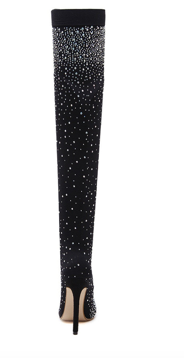 Strass sparkly socksboot