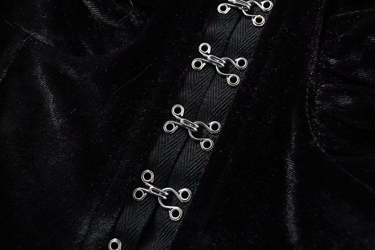 Blusa Velluto Darkness