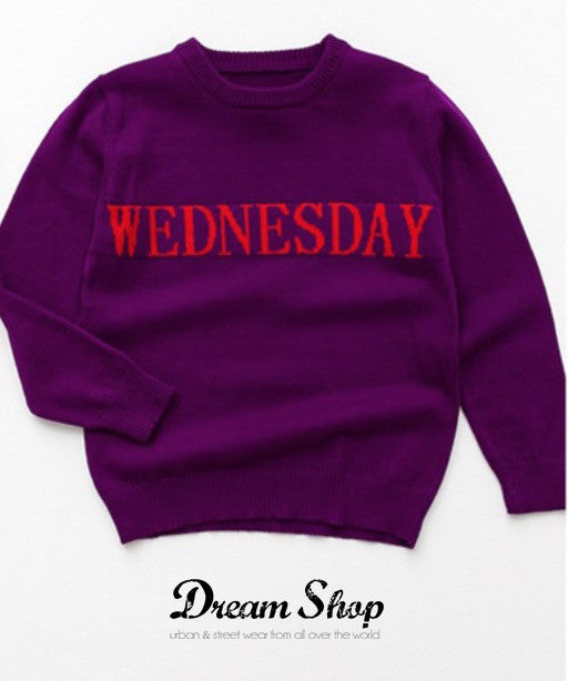 Maglioncini giorni settimana bimbi