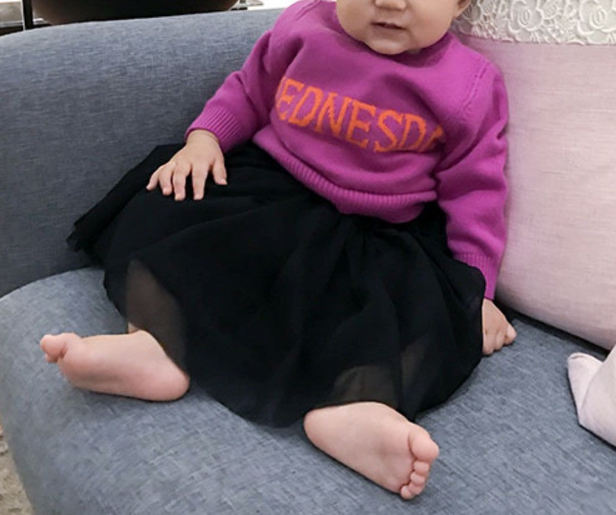 Maglioncini giorni settimana bimbi