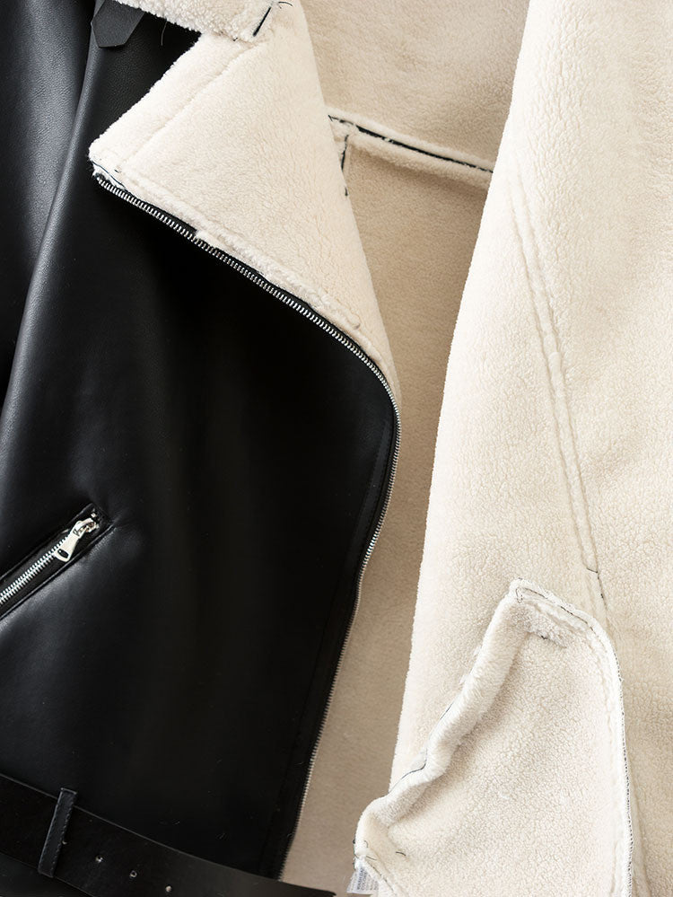 Montone bicolor ecopelle