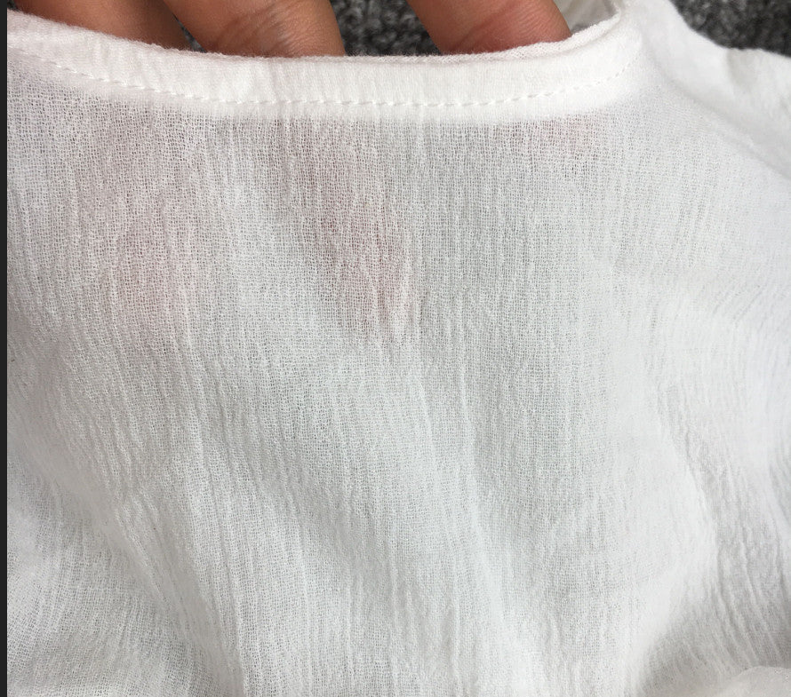 Vestitino baby littepois white