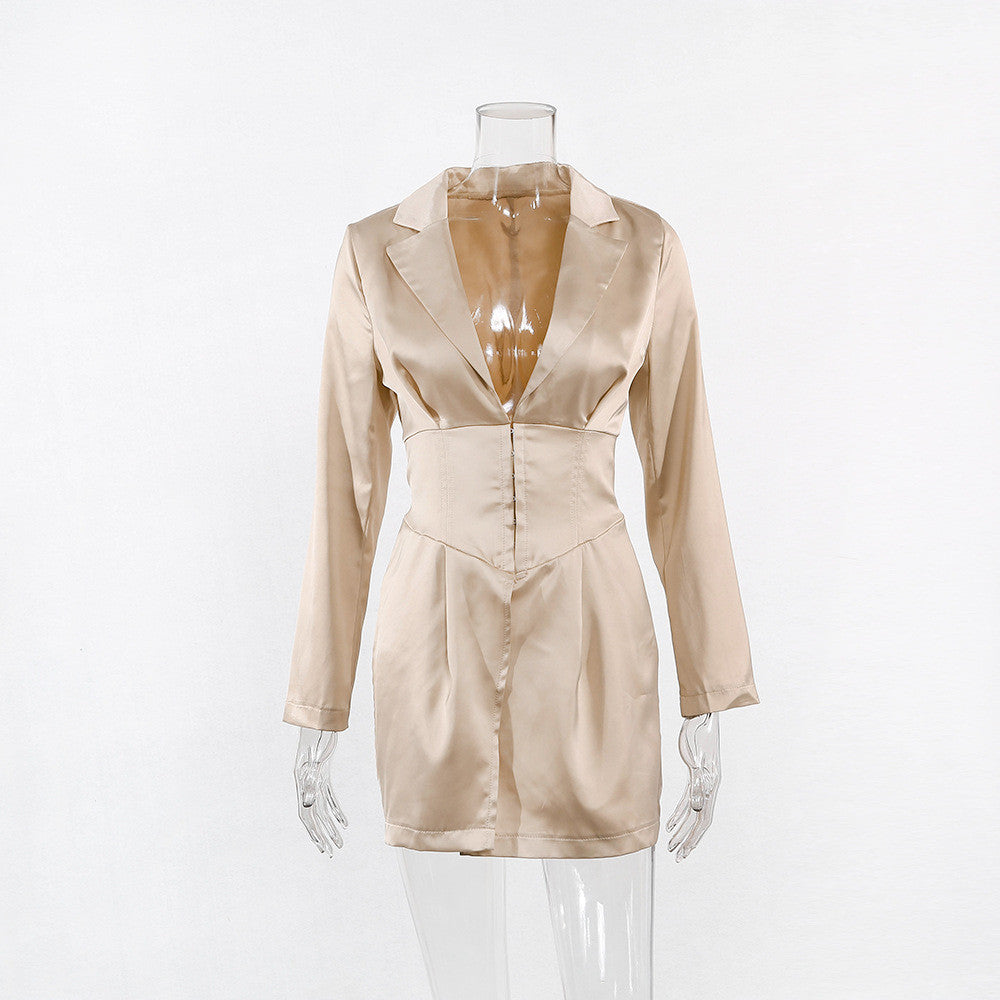 Abito bustier raso Olgah