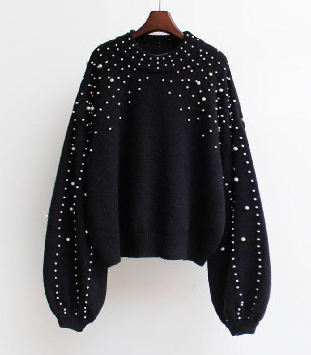 Maglione perle Byanca