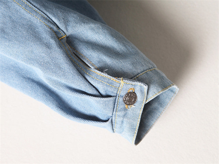 Giubbino jeans ecofur colors