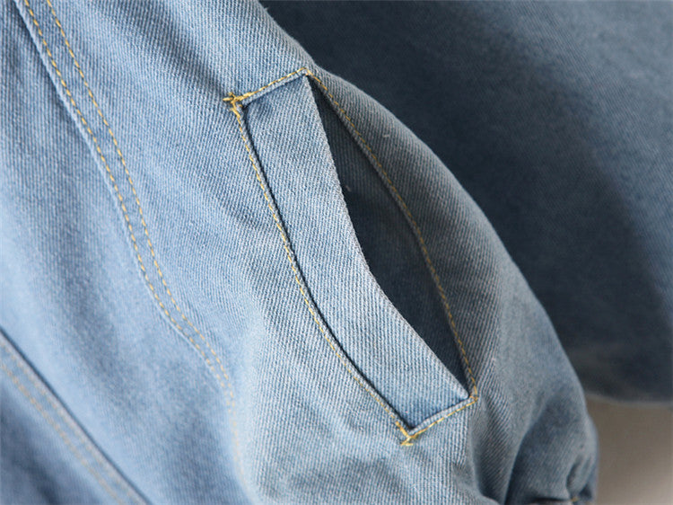 Giubbino jeans ecofur colors