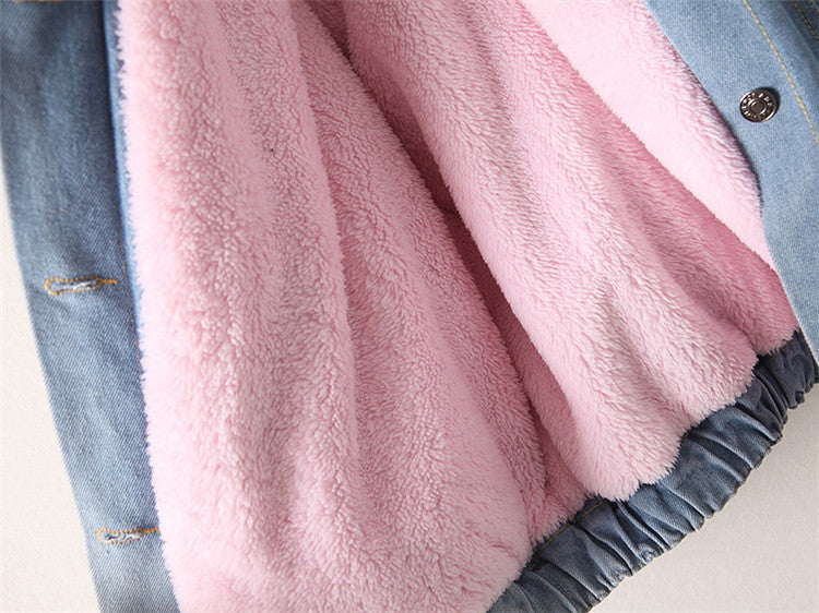 Giubbino jeans ecofur colors