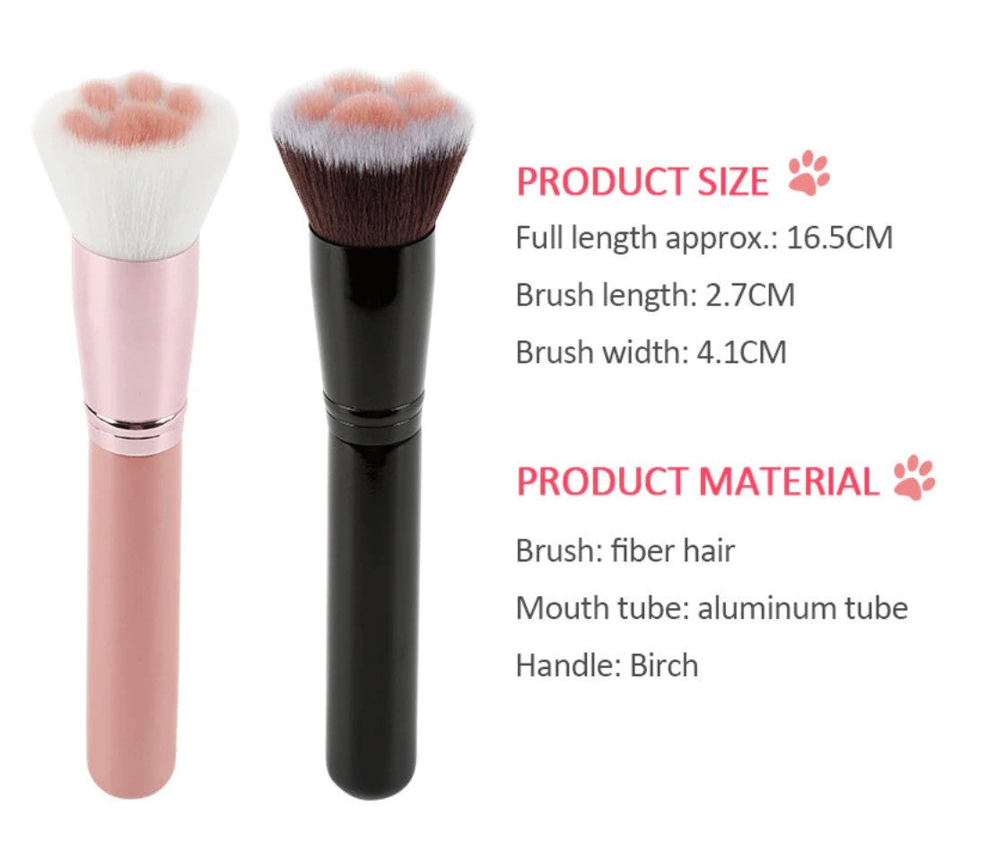 Pennelli trucco zampetta gatto