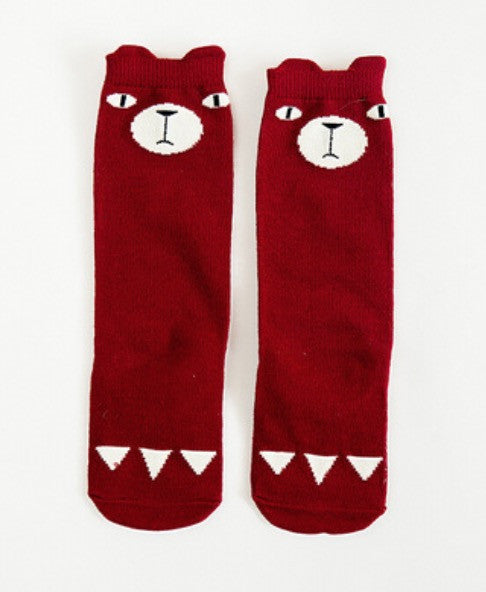 Calzini alti bimba animals