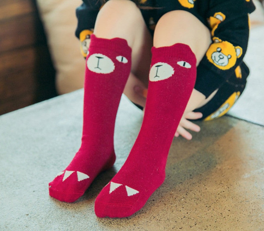 Calzini alti bimba animals