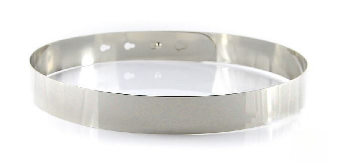 Cintura Metal Simple 3 cm - versione argento | Dream Shop