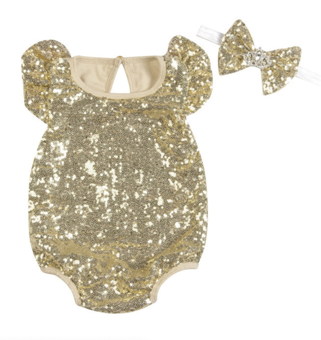 Body bimba pailettes rouges