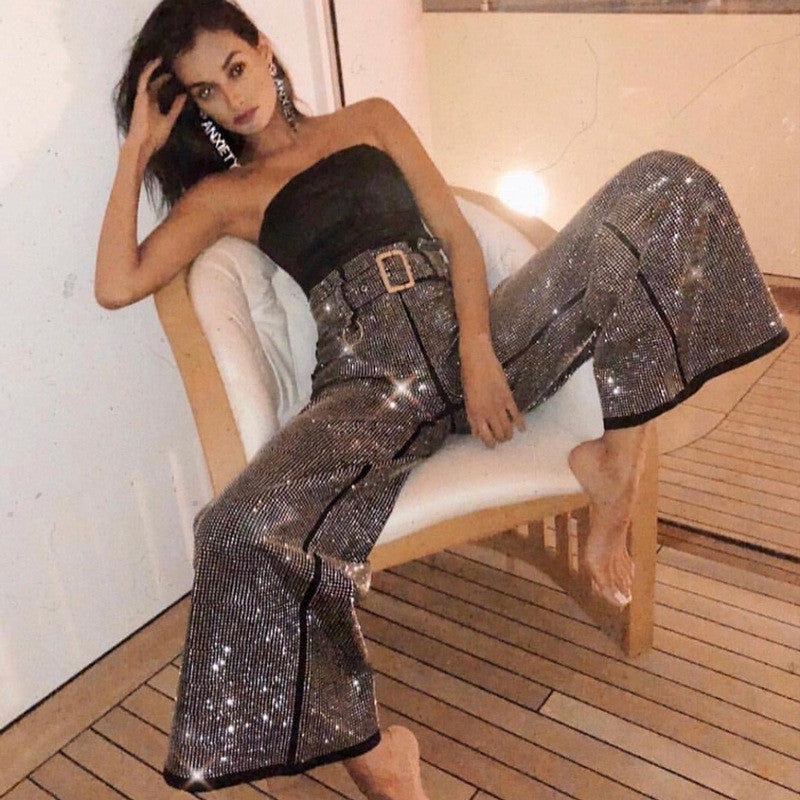 Pantalone borchiette Ilanya