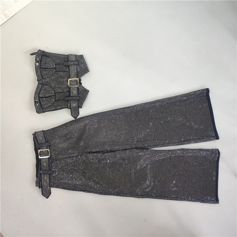 Pantalone borchiette Ilanya