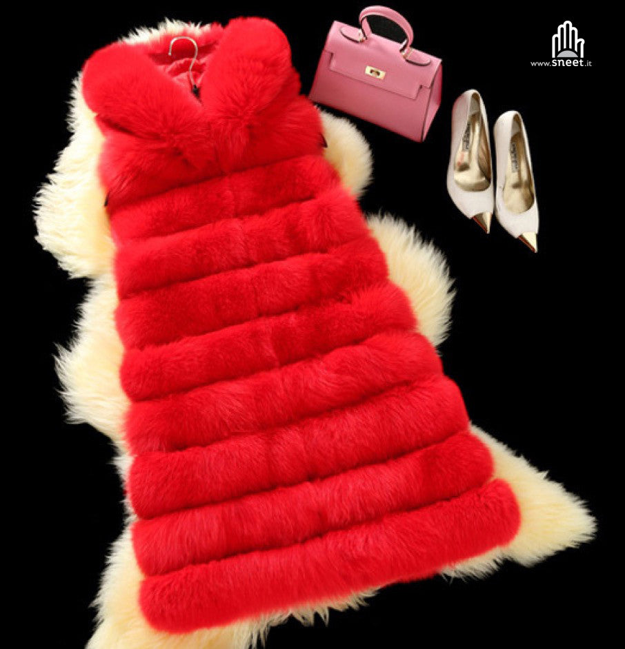 Smanicato ecopelliccia Pissy