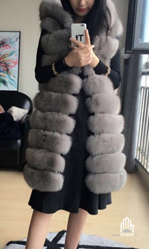 Smanicato ecopelliccia Pissy