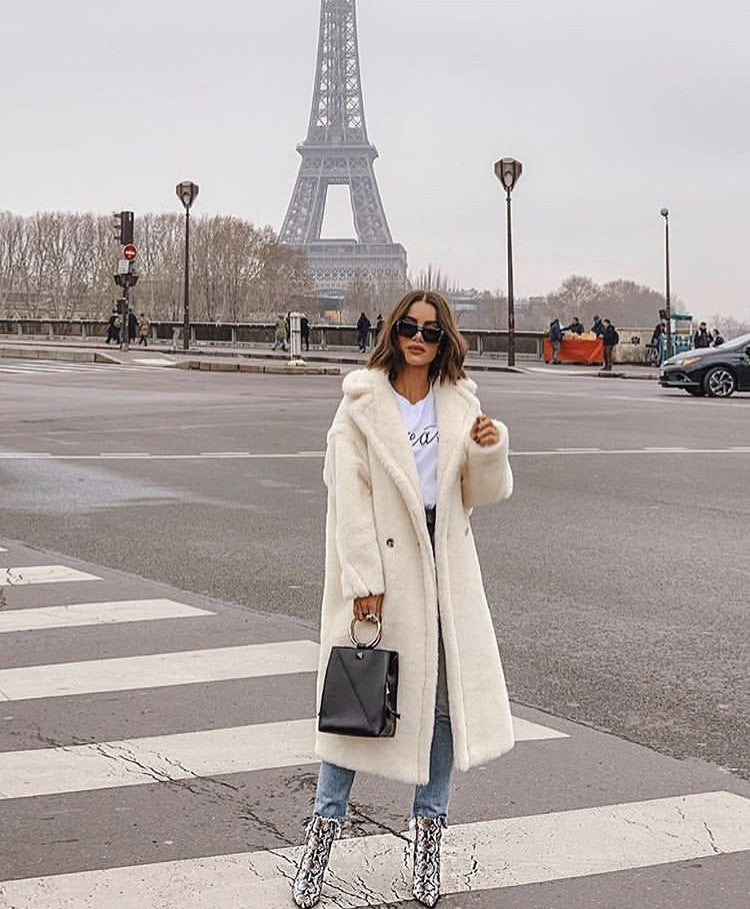 Maxi cappotto peluches