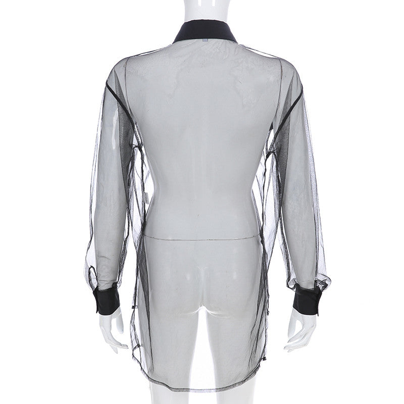 Camicia trasparente Elsha