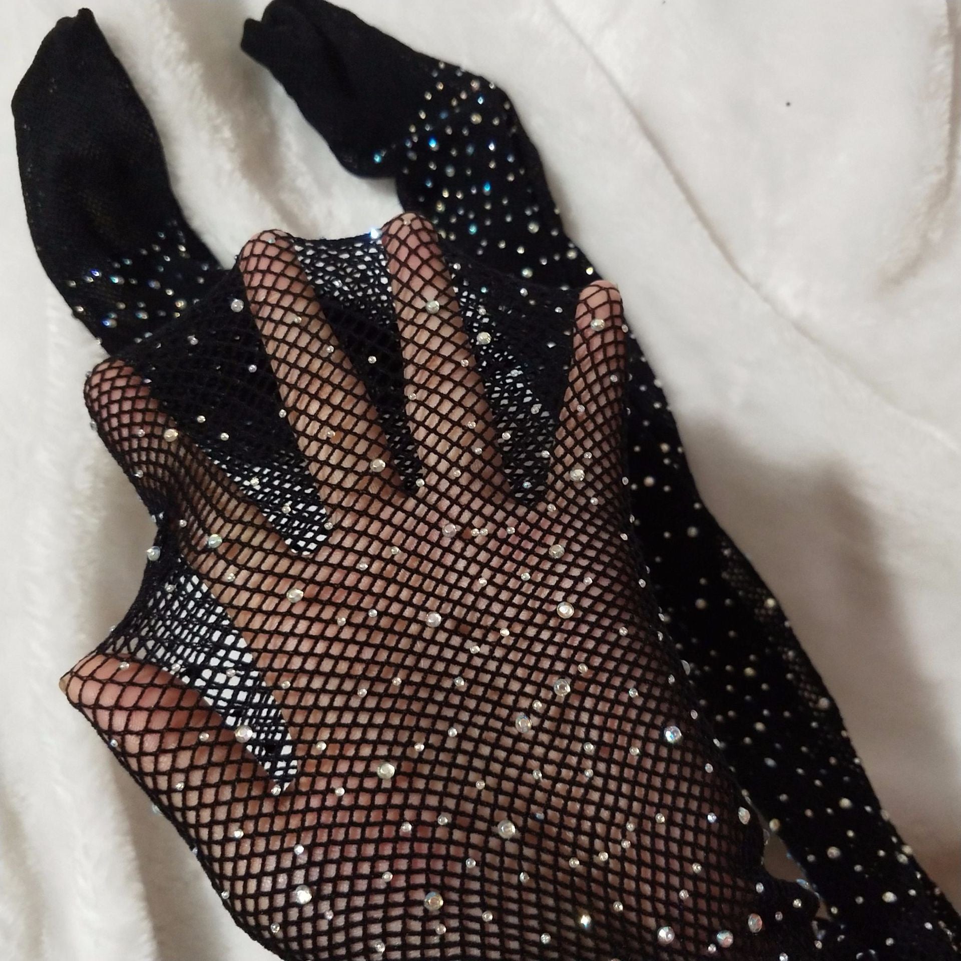 Collant rete strass 2 bimba