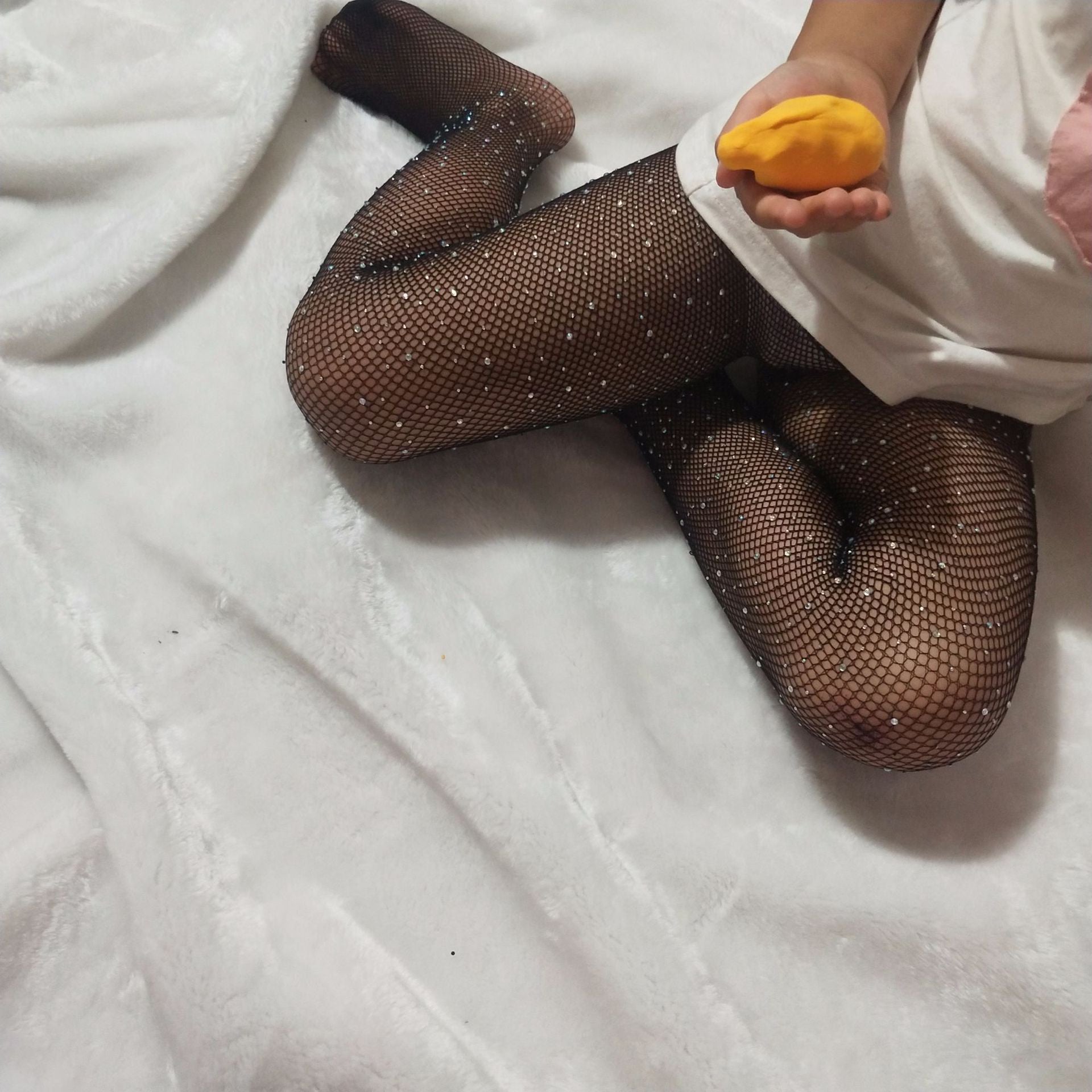 Collant rete strass 2 bimba