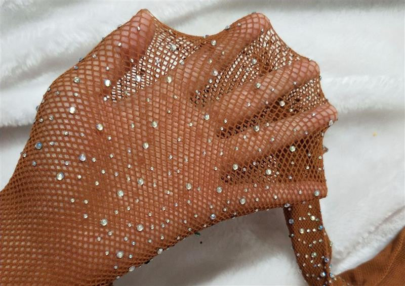 Collant rete strass 2 bimba