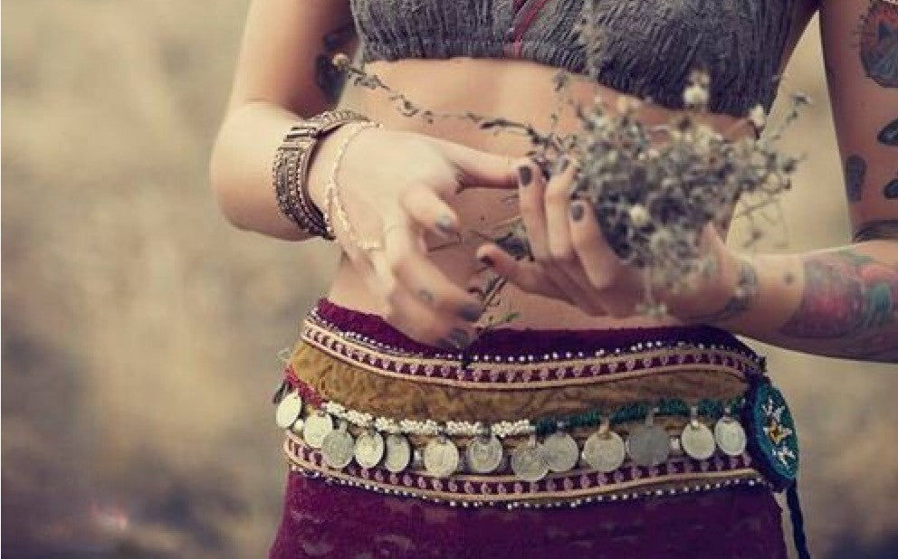 Cintura monete - metallo con monete pendenti | Dream Shop