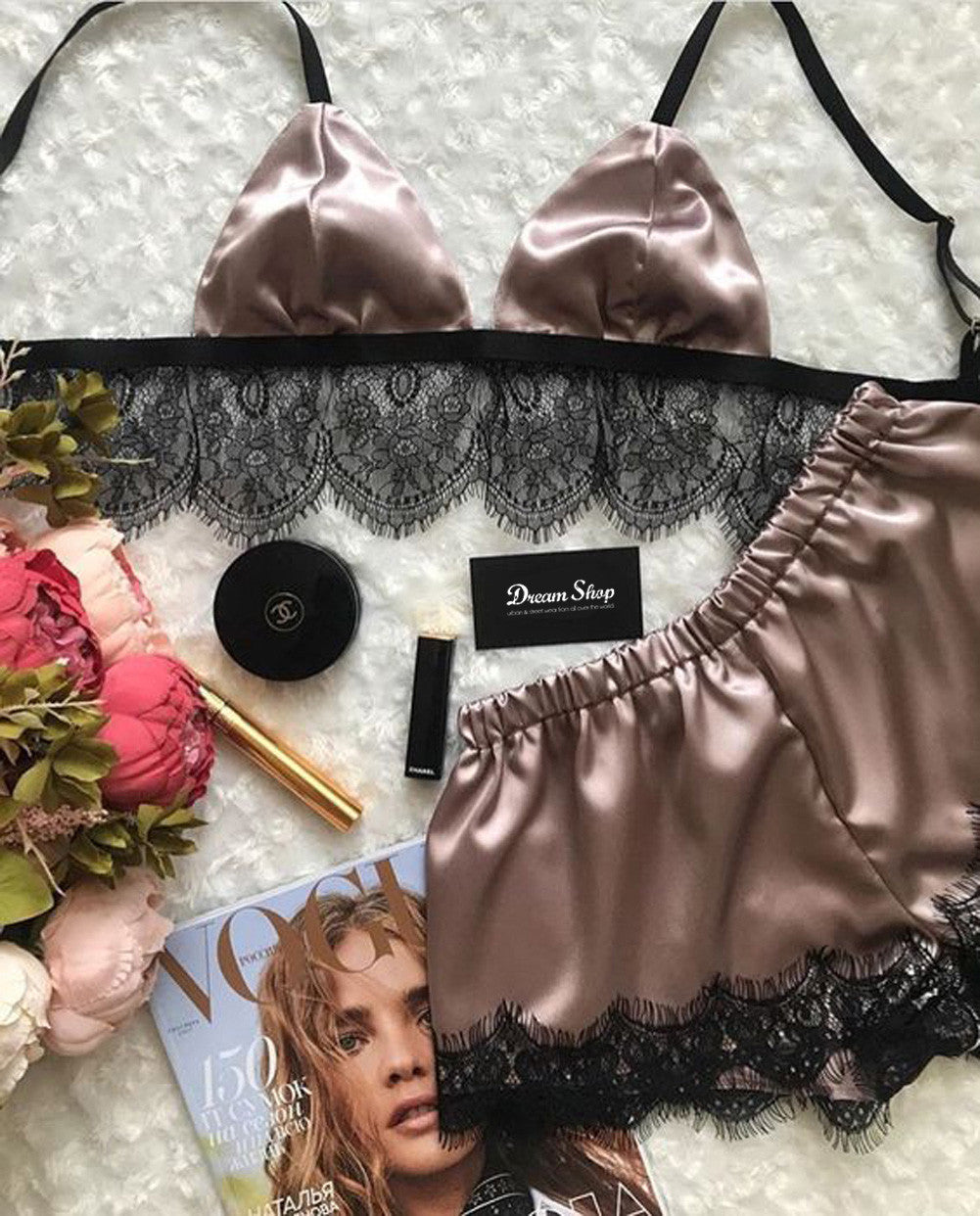 Set raso notte Vanilla