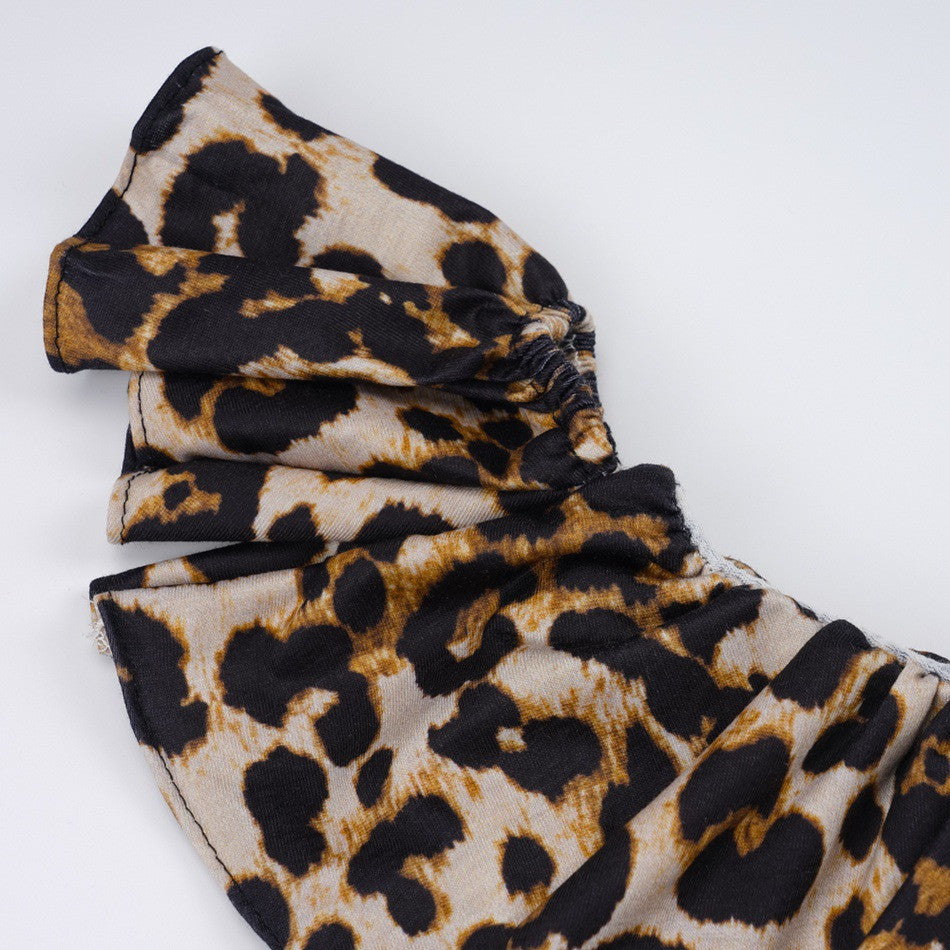 Jumpsuit baby leopardata