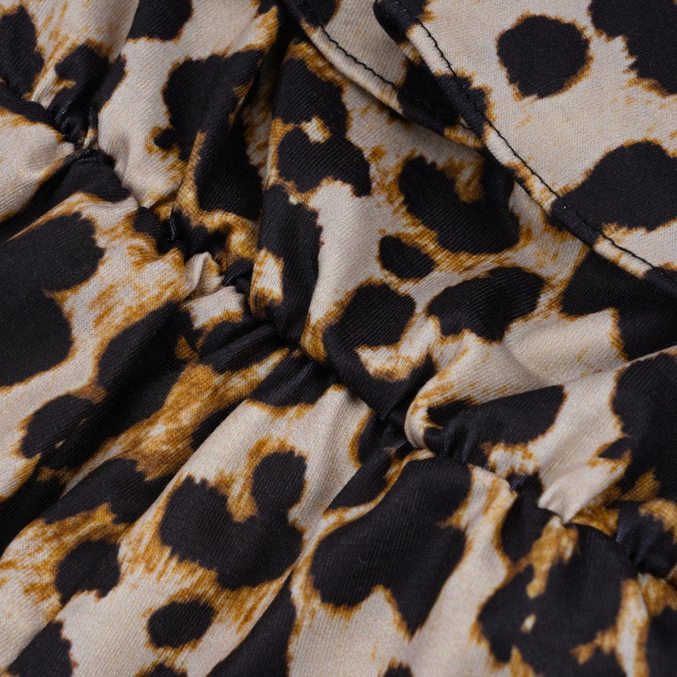 Jumpsuit baby leopardata