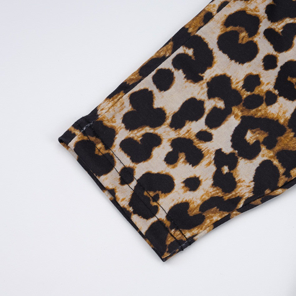 Jumpsuit baby leopardata