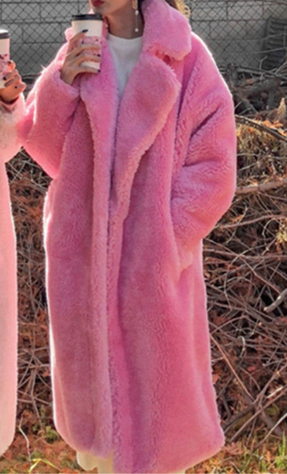 Maxi cappotto peluches