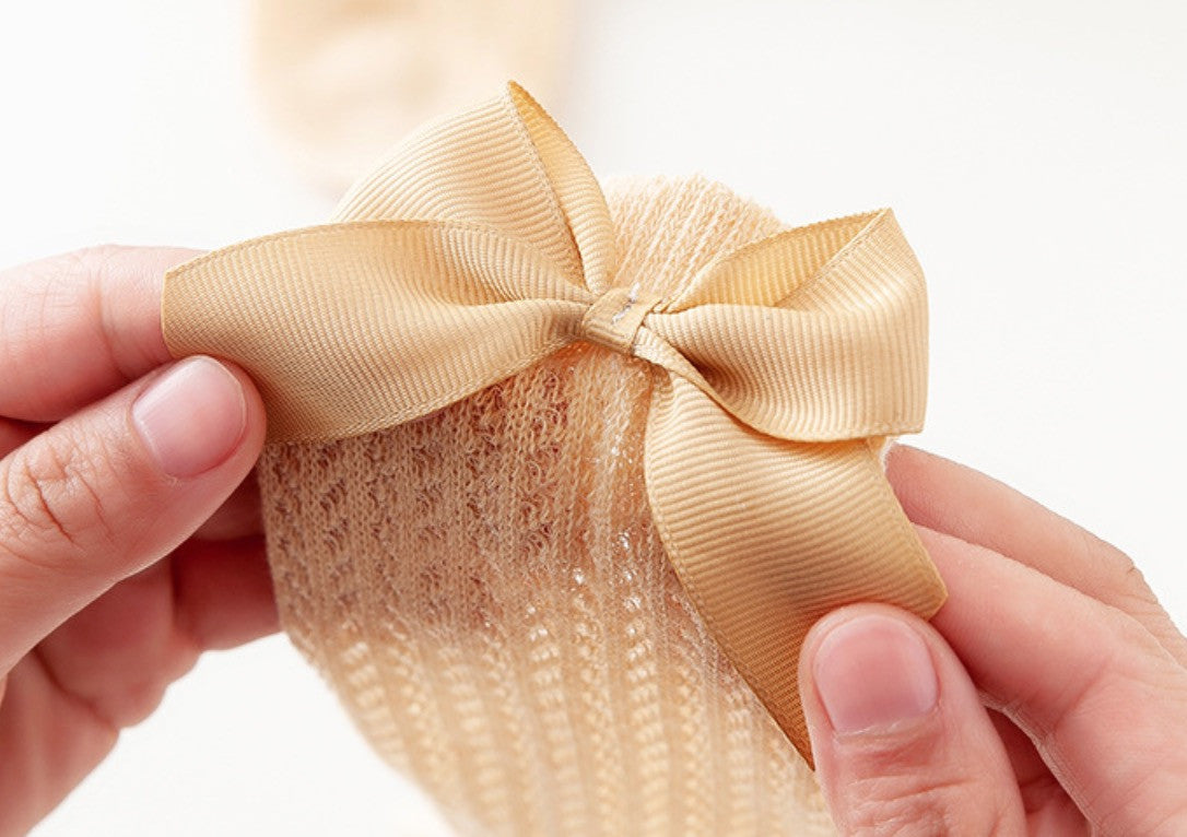 Calzini alti bimba monocolore