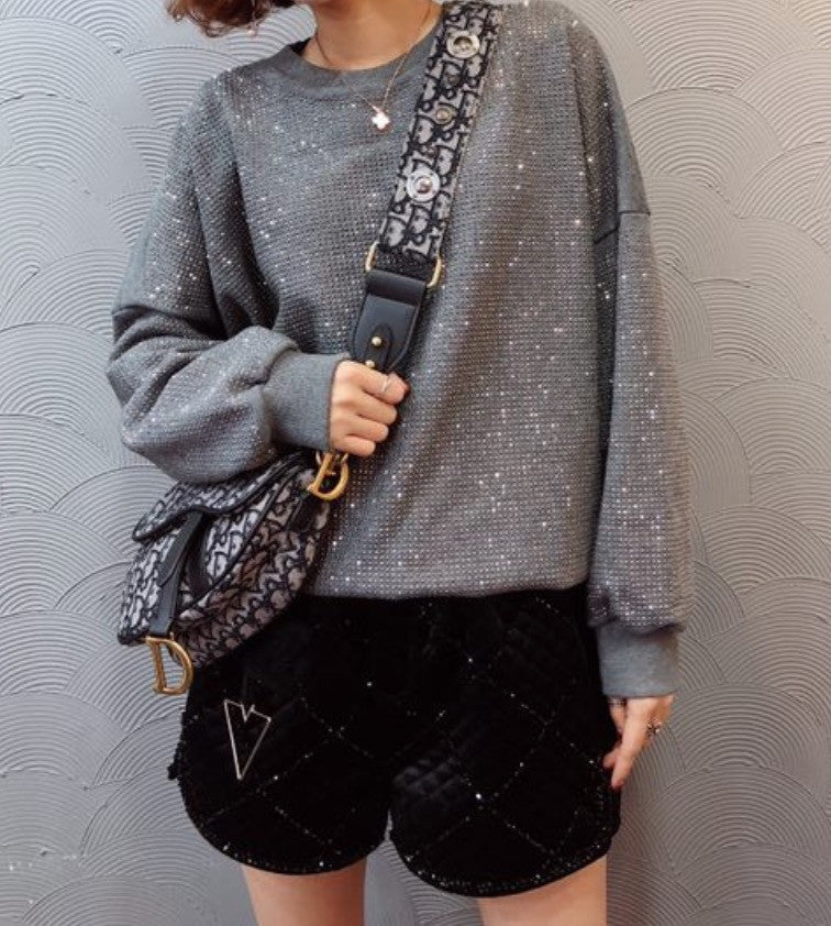 Felpa strass luxury