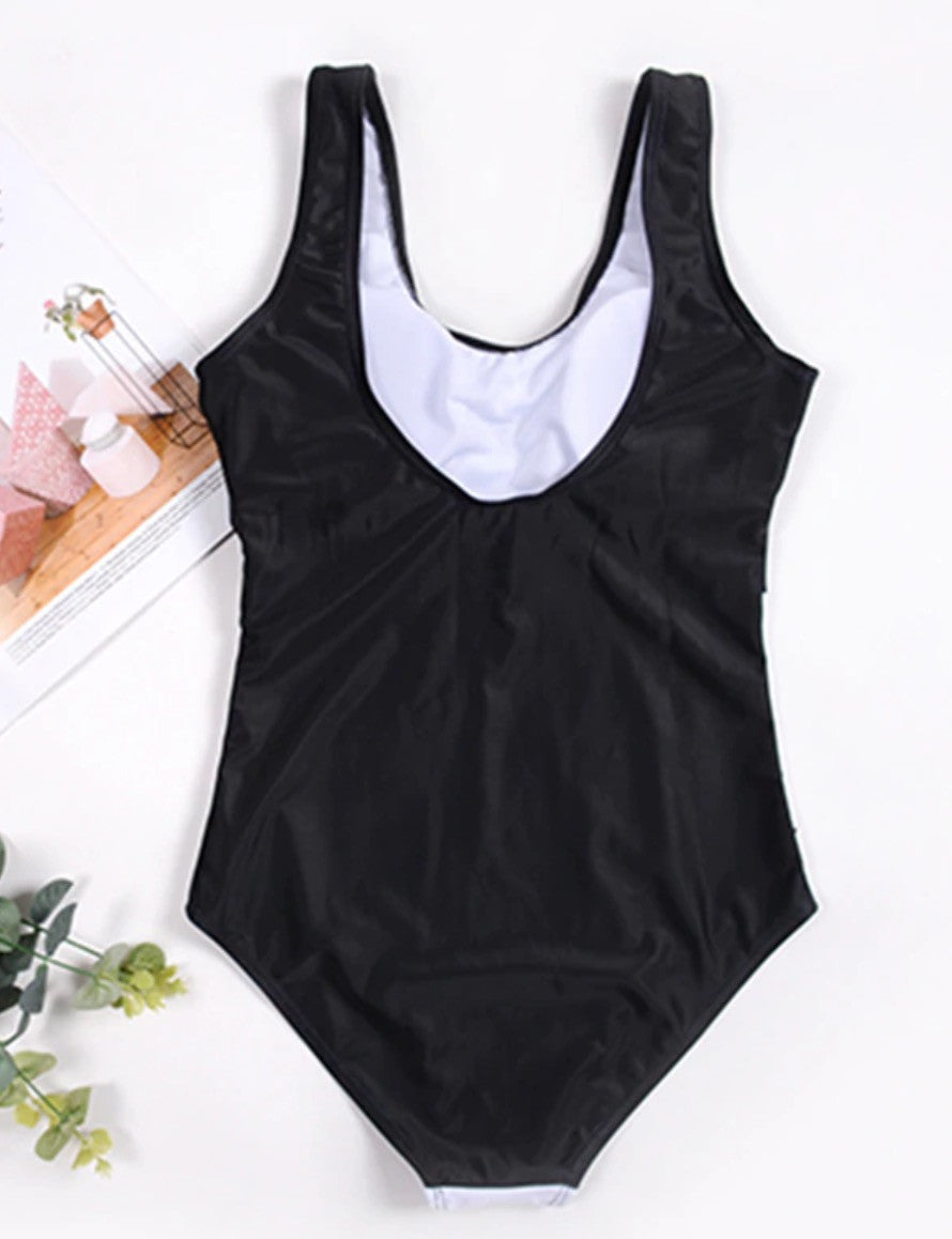 Costumino intero bimba Mickey Mouse stripe