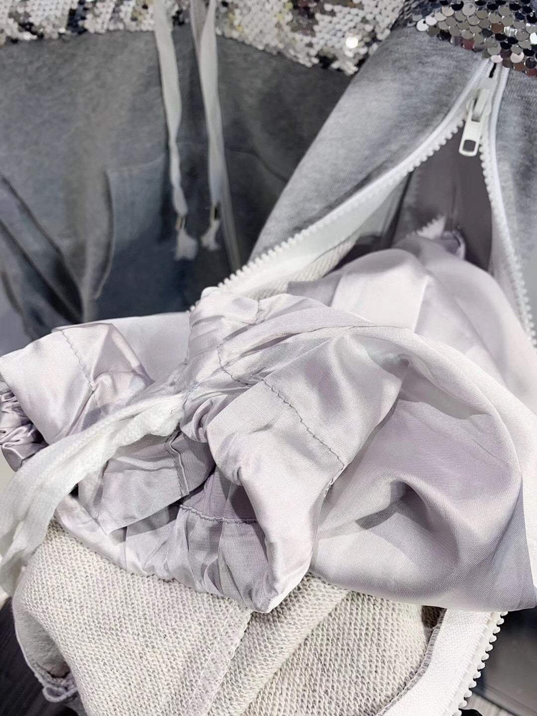 Tuta felpa sequin style