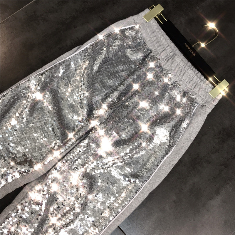 Tuta felpa sequin style