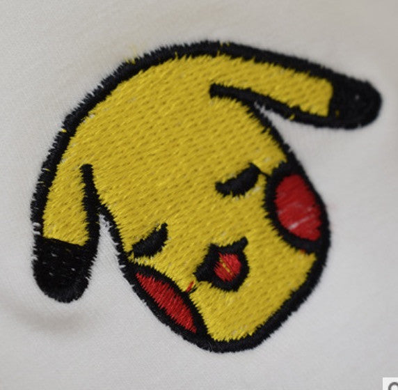 Maglia manica lunga ricami cartoon