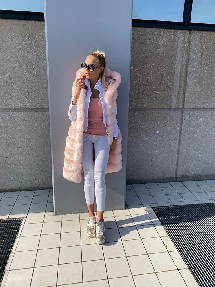 Smanicato ecopelliccia Pissy