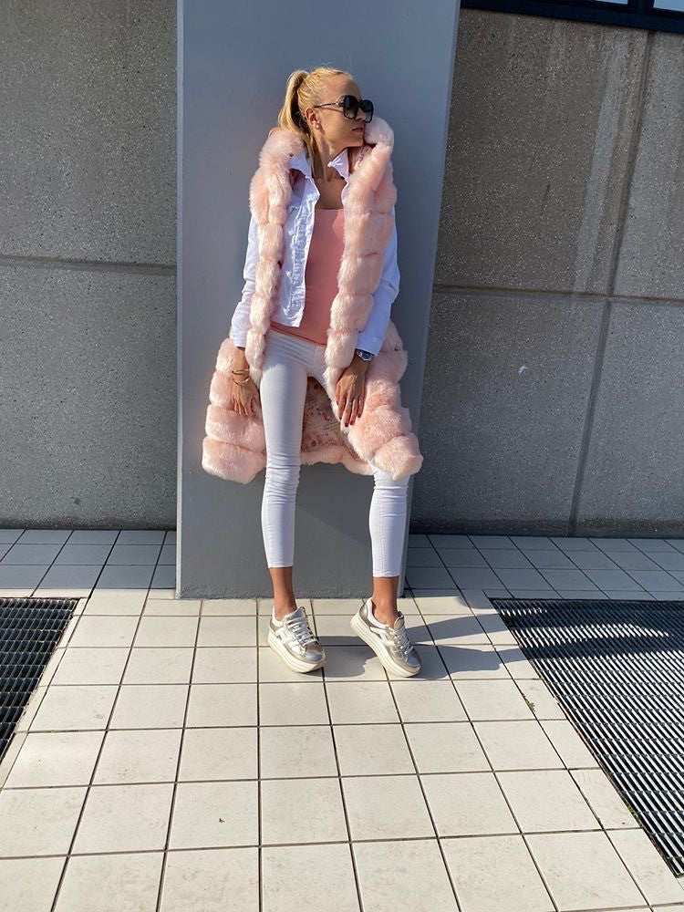 Smanicato ecopelliccia Pissy