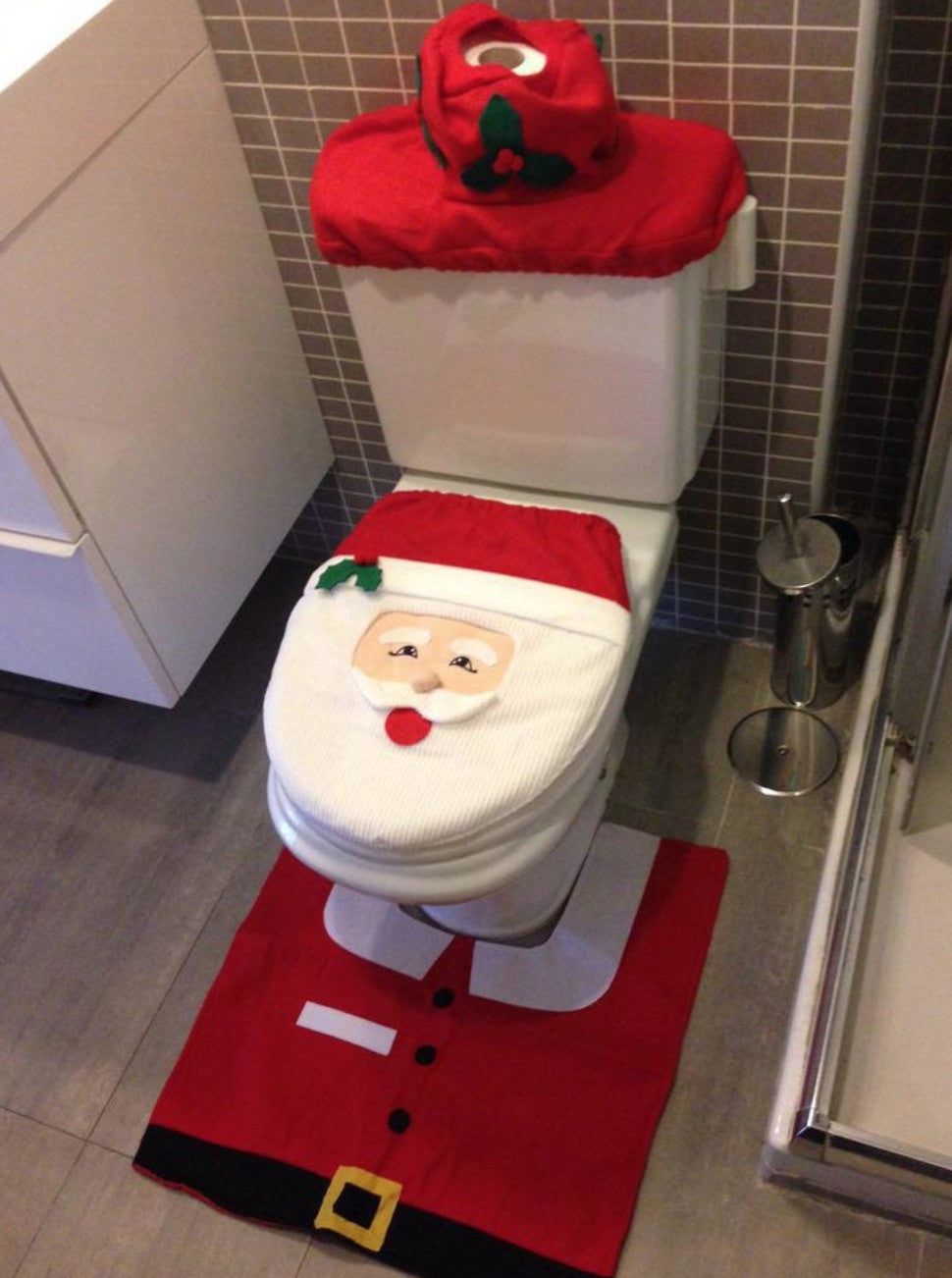 Set bagno Babbo Natale