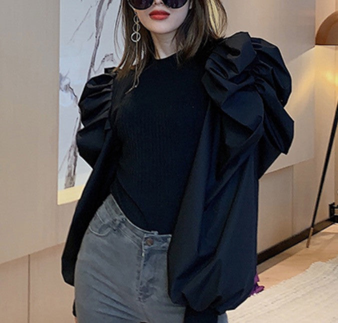 Blusa maniche sbuffo