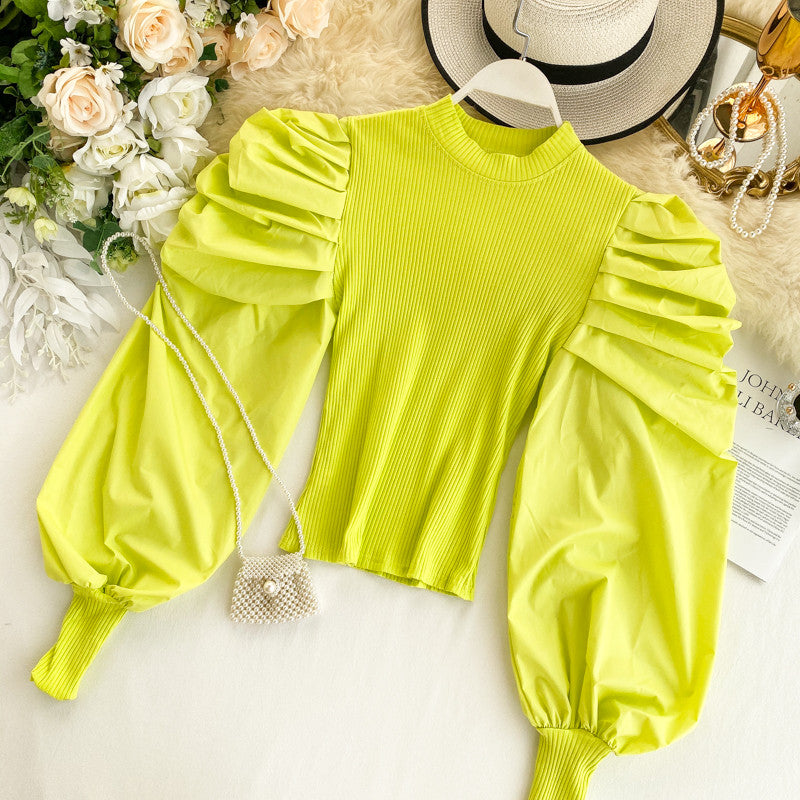 Blusa maniche sbuffo