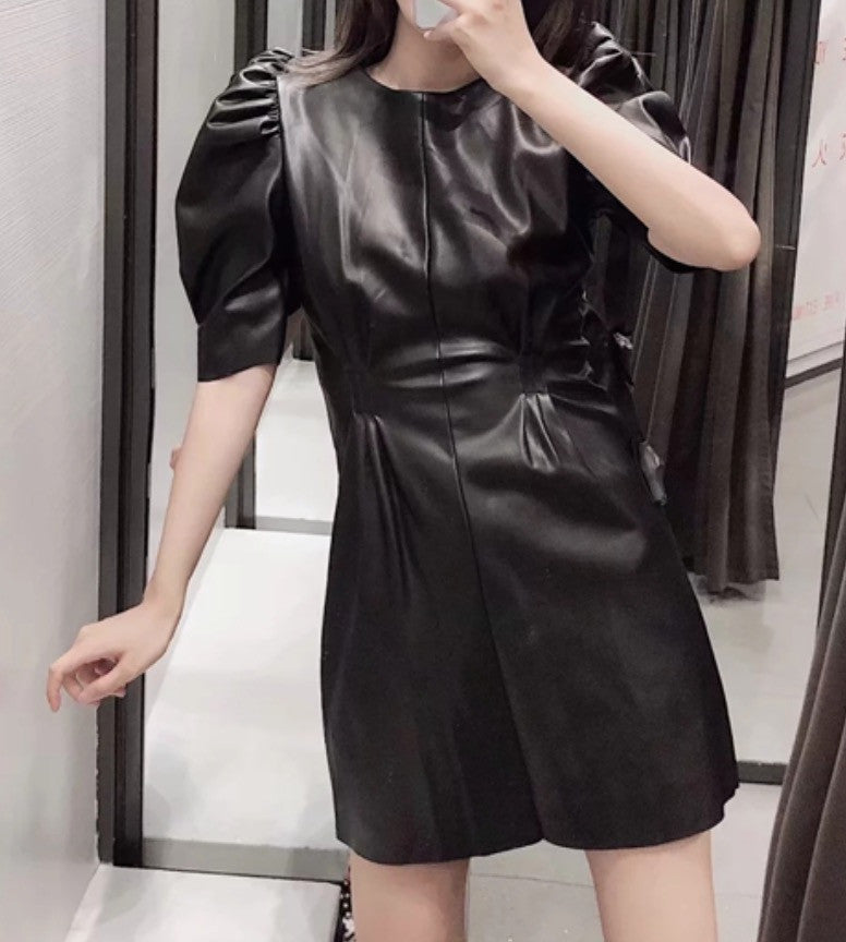 Abito ecopelle palloncino Sanha