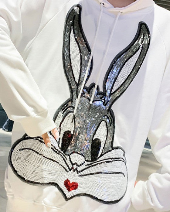 Maxi felpa Bugs Bunnie Pailettes