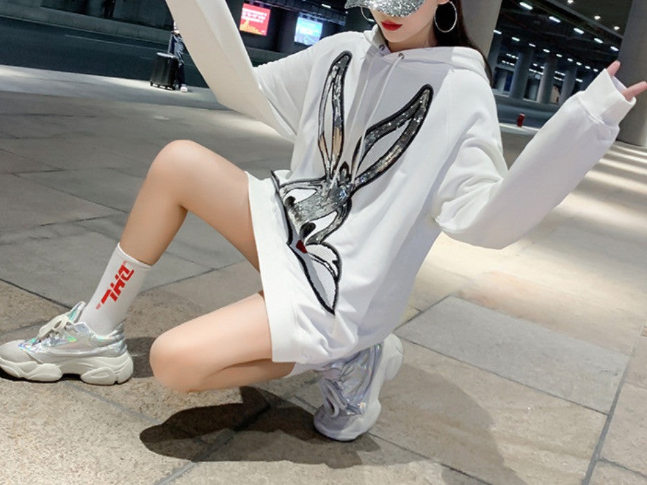 Maxi felpa Bugs Bunnie Pailettes